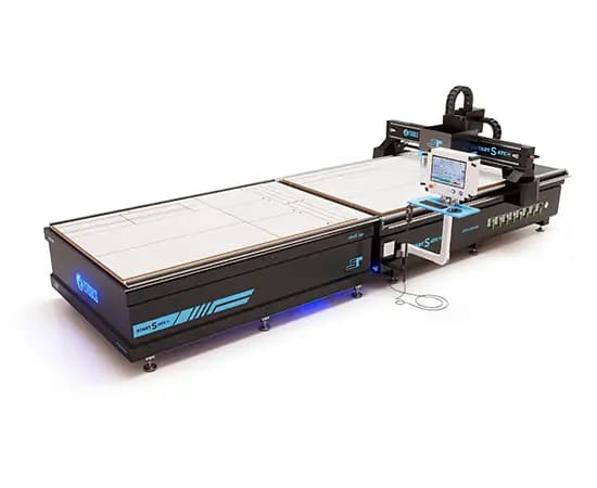 Centro de usinagem Start 10 ATC S com mesa de descarga automática de chapas