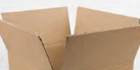 Caixa de papelão ondulado cortado com o módulo CT