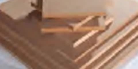 MDF cortado com o módulo spindle de fresar