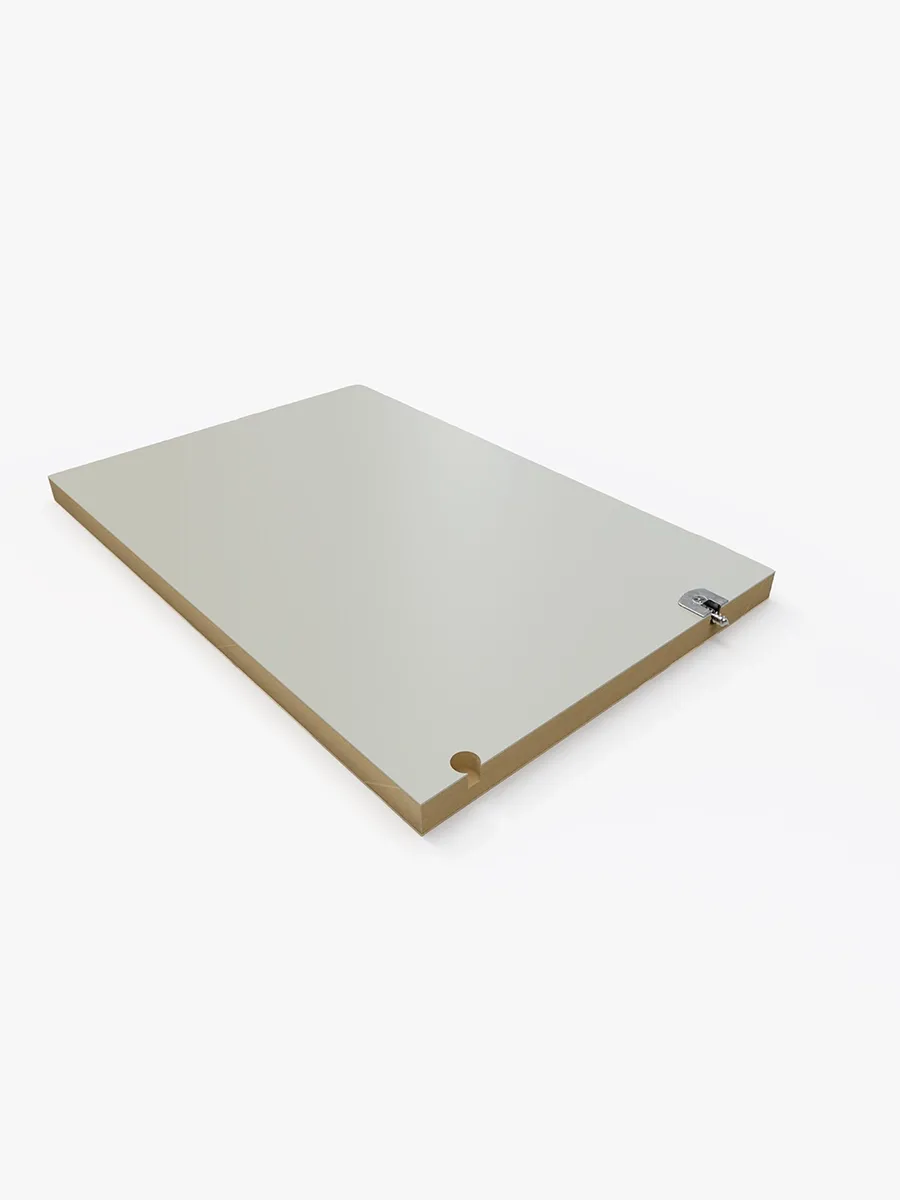 Furos para dispositivos de montagem usinados em peça de MDF com troca automática de broca