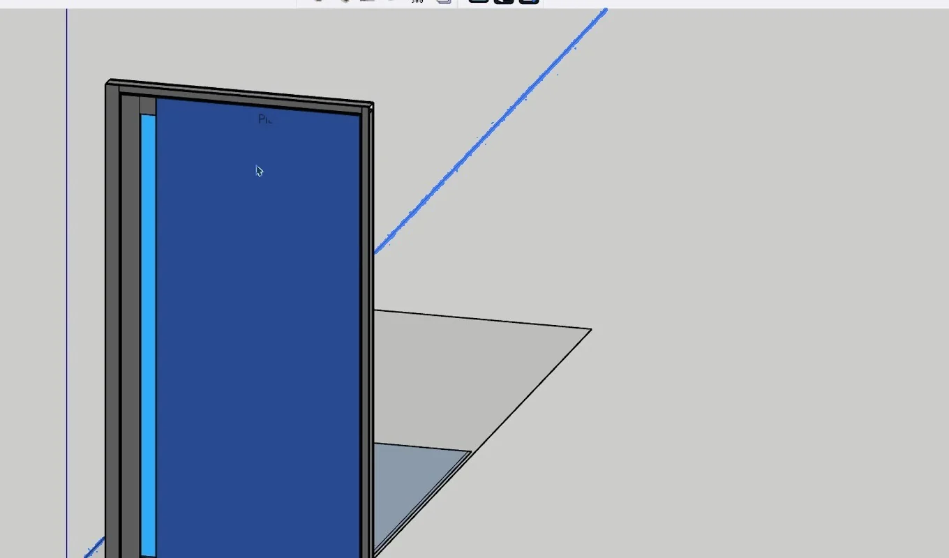 Peça modelada em 3D no SketchUp, antes da planificação pelo ER CUT