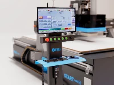 Comando Syntec, item de série da Centro de Usinagem Max 12 ATC