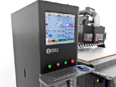 Comando Syntec, item de série da Centro de Usinagem CNC New Pro 16 ATC
