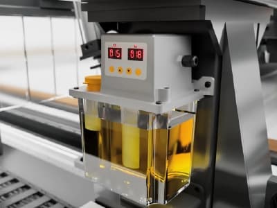 Lubrificação automática, item de série da Célula de Nesting Pro Max Nesting