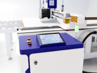 Syntec 60 PE Pro Label, item de série da Célula de Nesting Pro Max Nesting