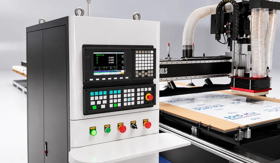 Comando Syntec 60 WE, item de série da Centro de Usinagem Pro SAW S