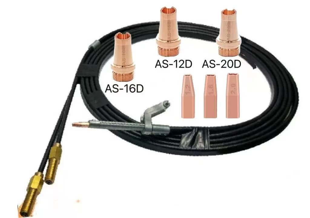 Tubo de grafite de 5 m com bicos duplos, item de série da Máquina de Solda a Laser SFE 2000W