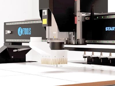Spindle com troca automática, item de série da Centro de Usinagem Start 10 ATC S
