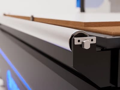 Rolo auxiliar, item de série da Router CNC Start Full 2030