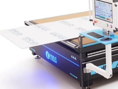 Rolo auxiliar, item de série da Router CNC Start Full 2050